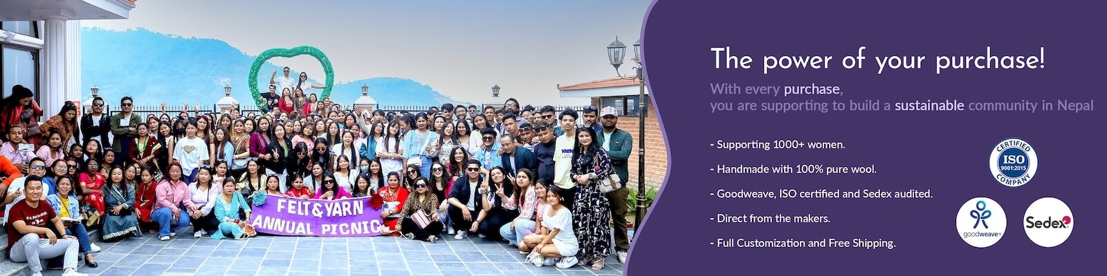 Our Team Celebration - Felt and Yarn